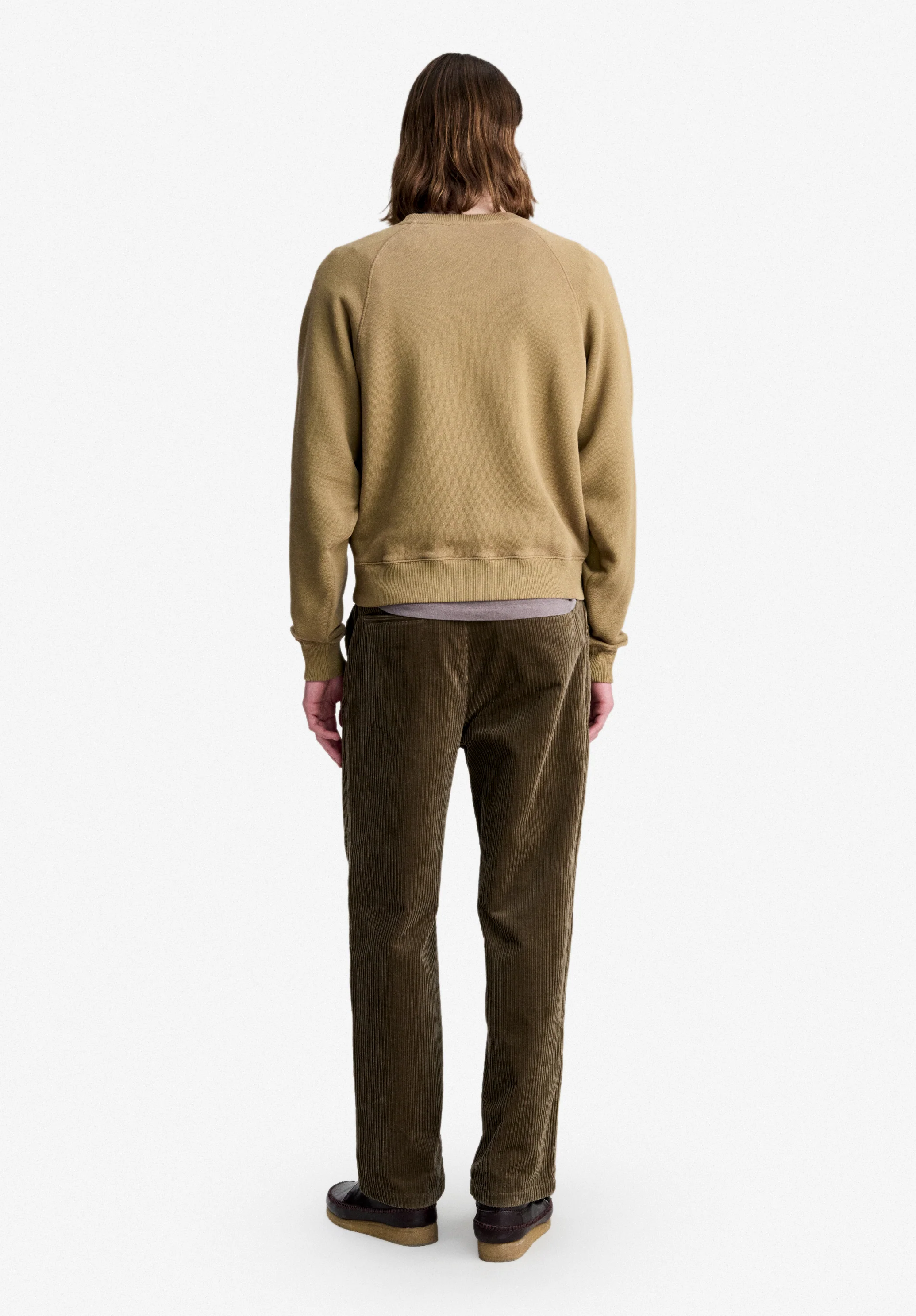 Pantalon taupe ample à plis - Taupe