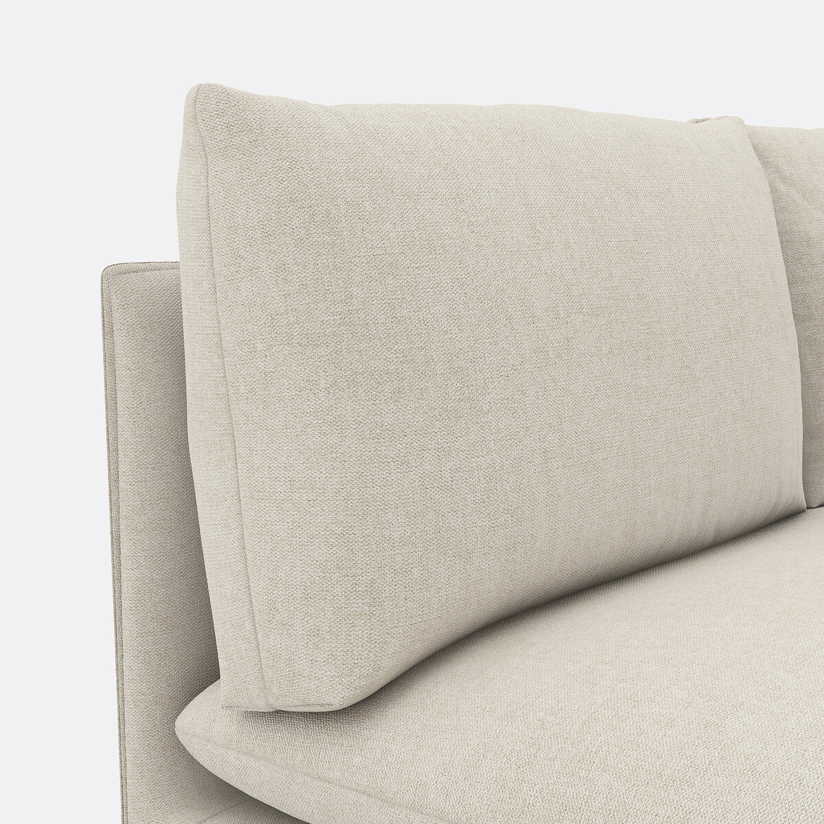 LA REDOUTE INTERIEURS<br>Sofá modular de 2 lugares, poliéster, Malo