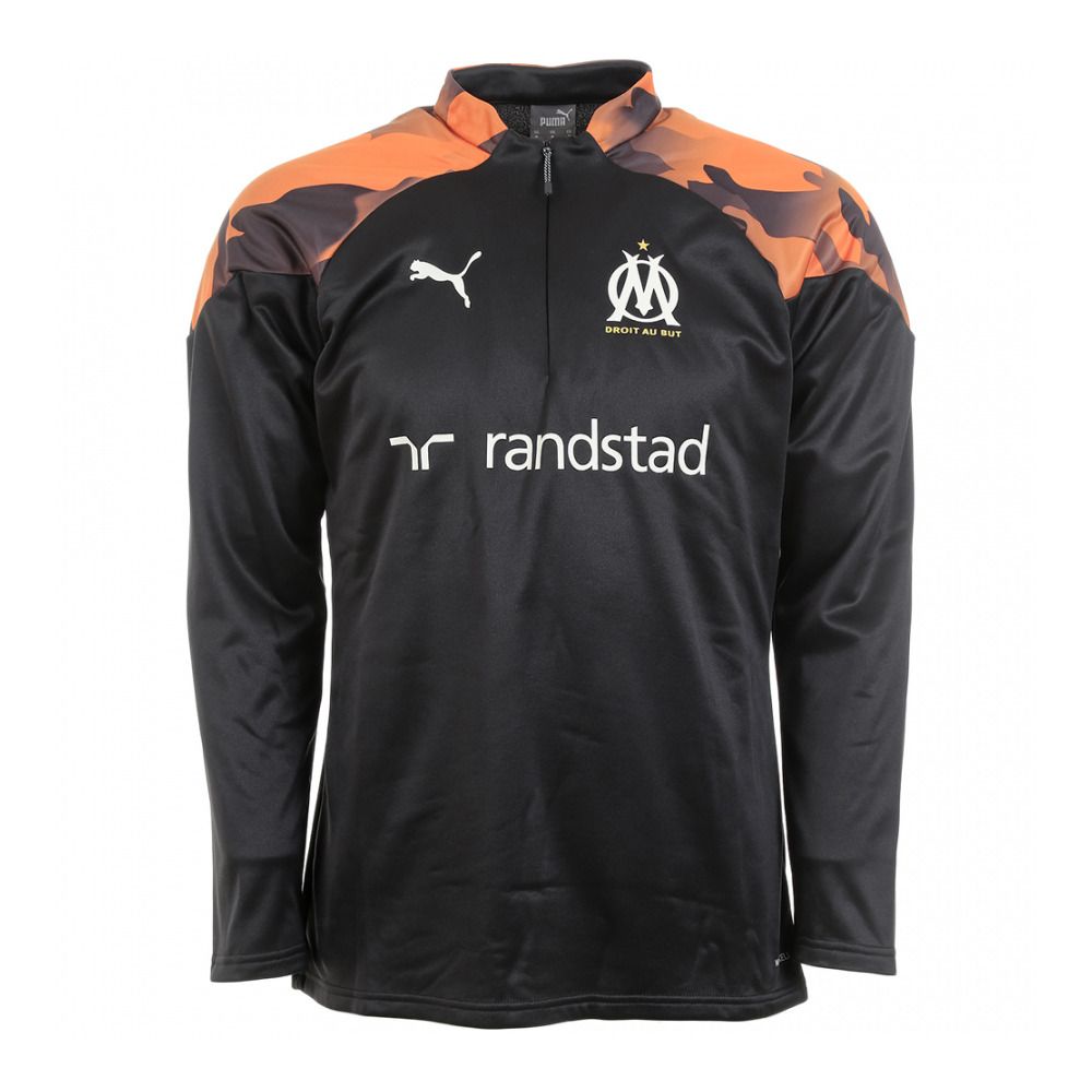 Puma OM TRG - Sweat Homme black/rickie orange