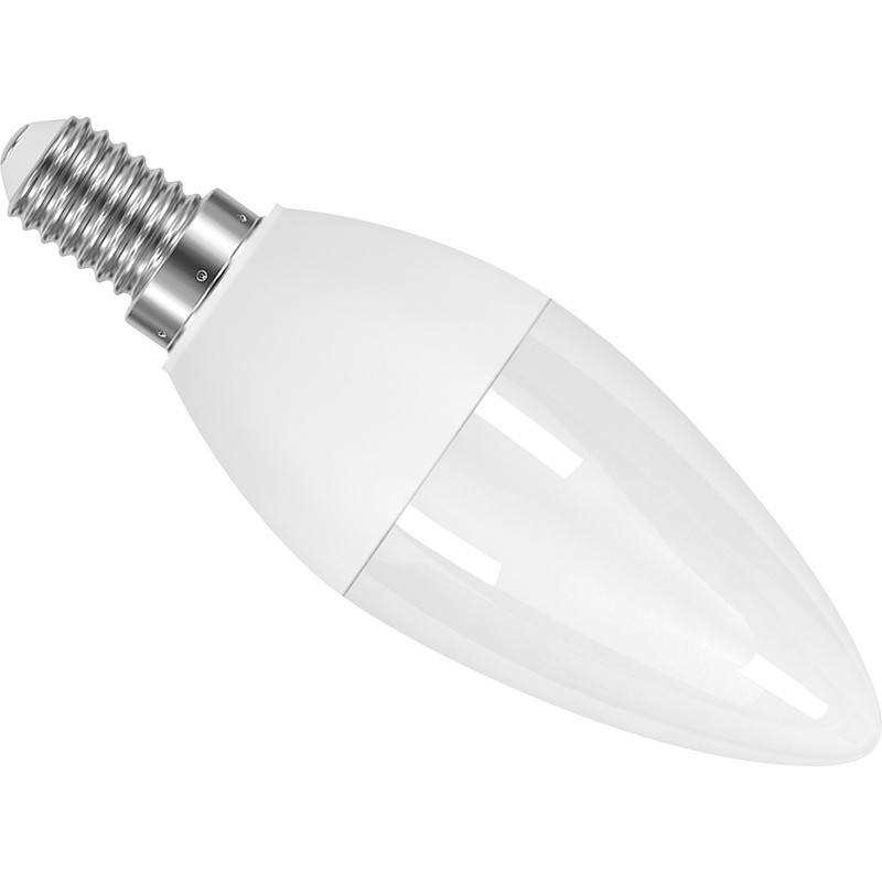 Integral LED lamp kaars mat E14 4.9W 470lm 2700K