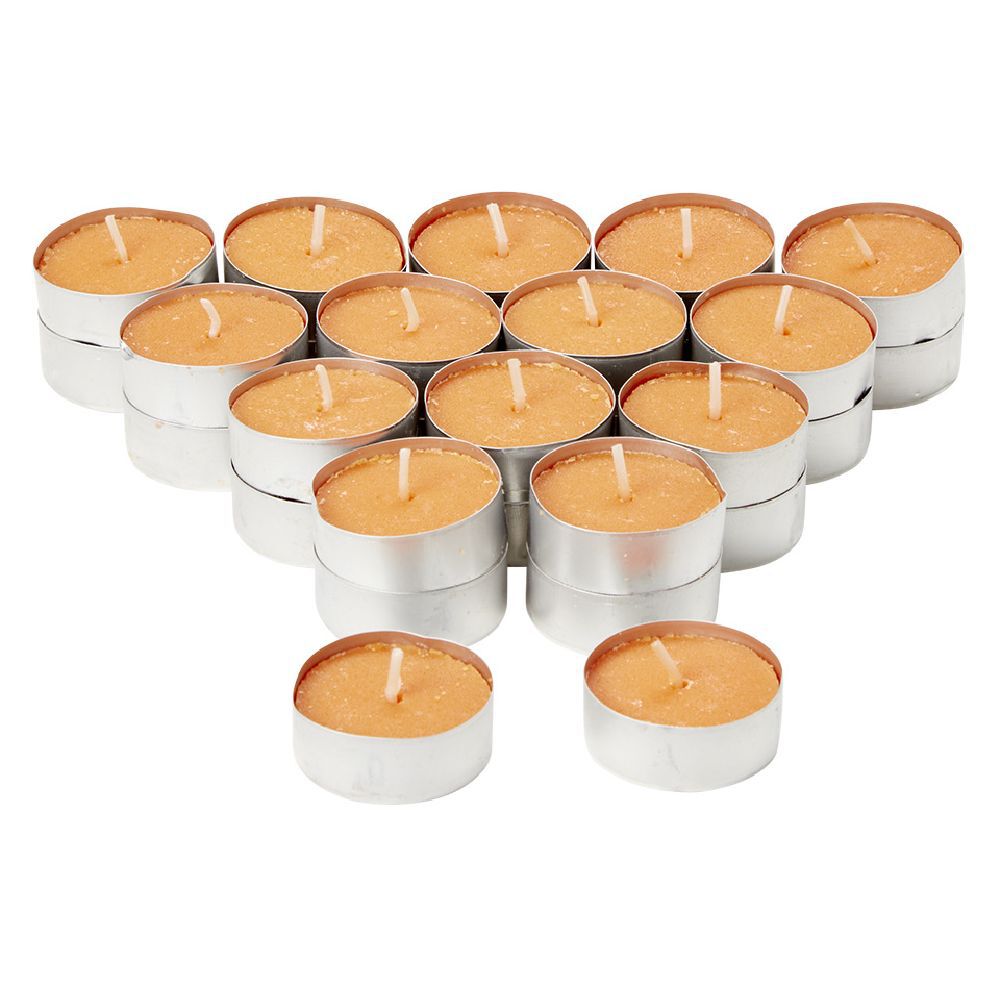 Bougie chauffe-plat orange x30