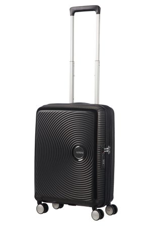 American Tourister Soundbox Spinner 55 Uitbreidbaar Bass Black