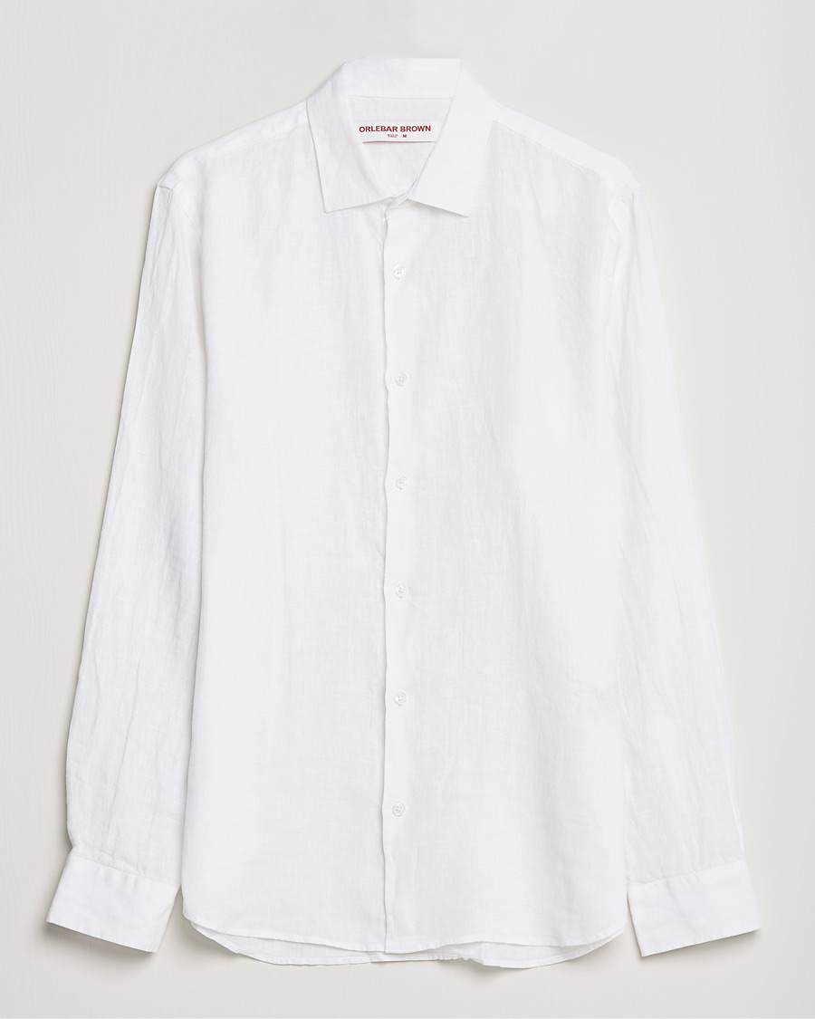 Orlebar Brown Giles Linen CLS Shirt White