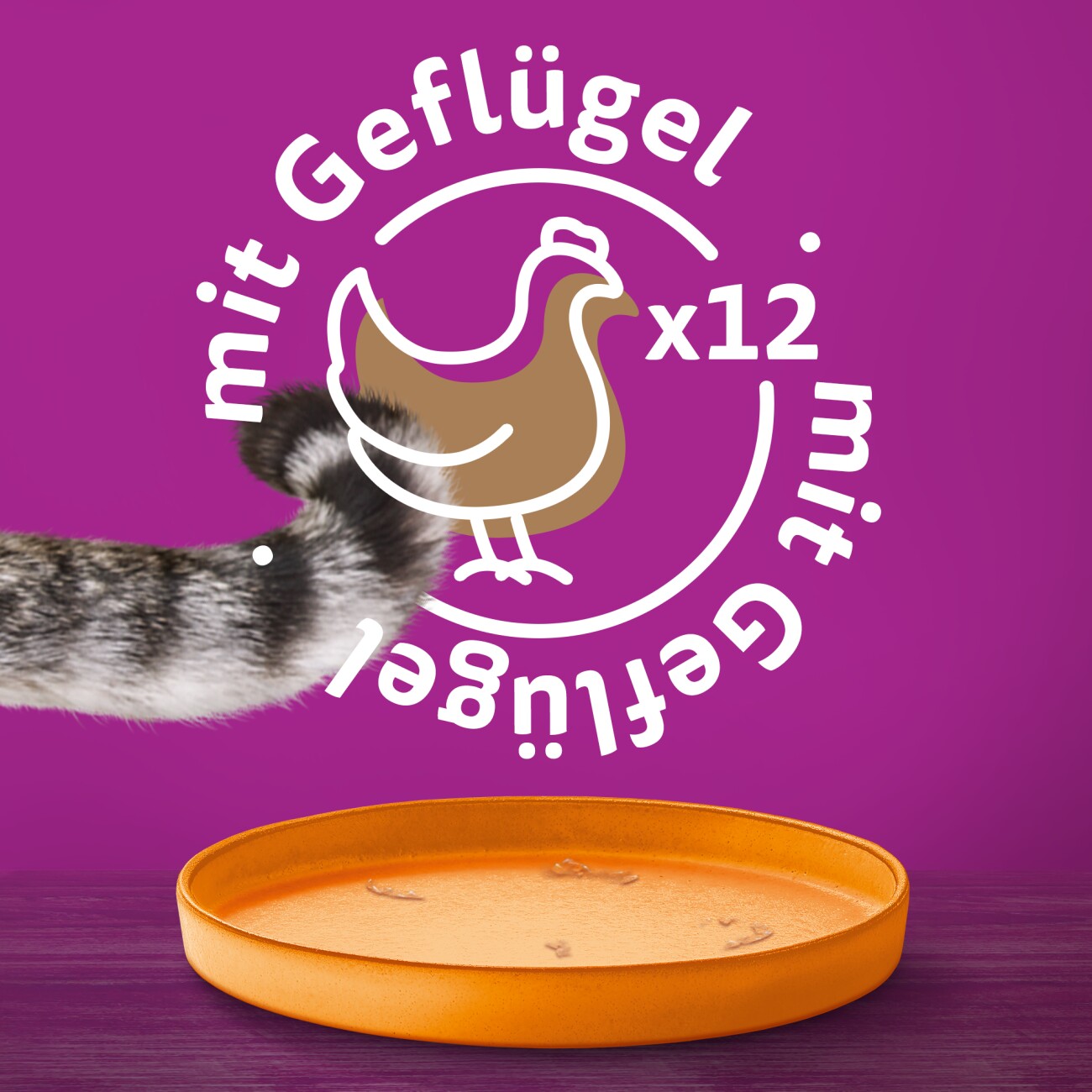 Whiskas Adult 1+ Sauce 12x400g Geflügel