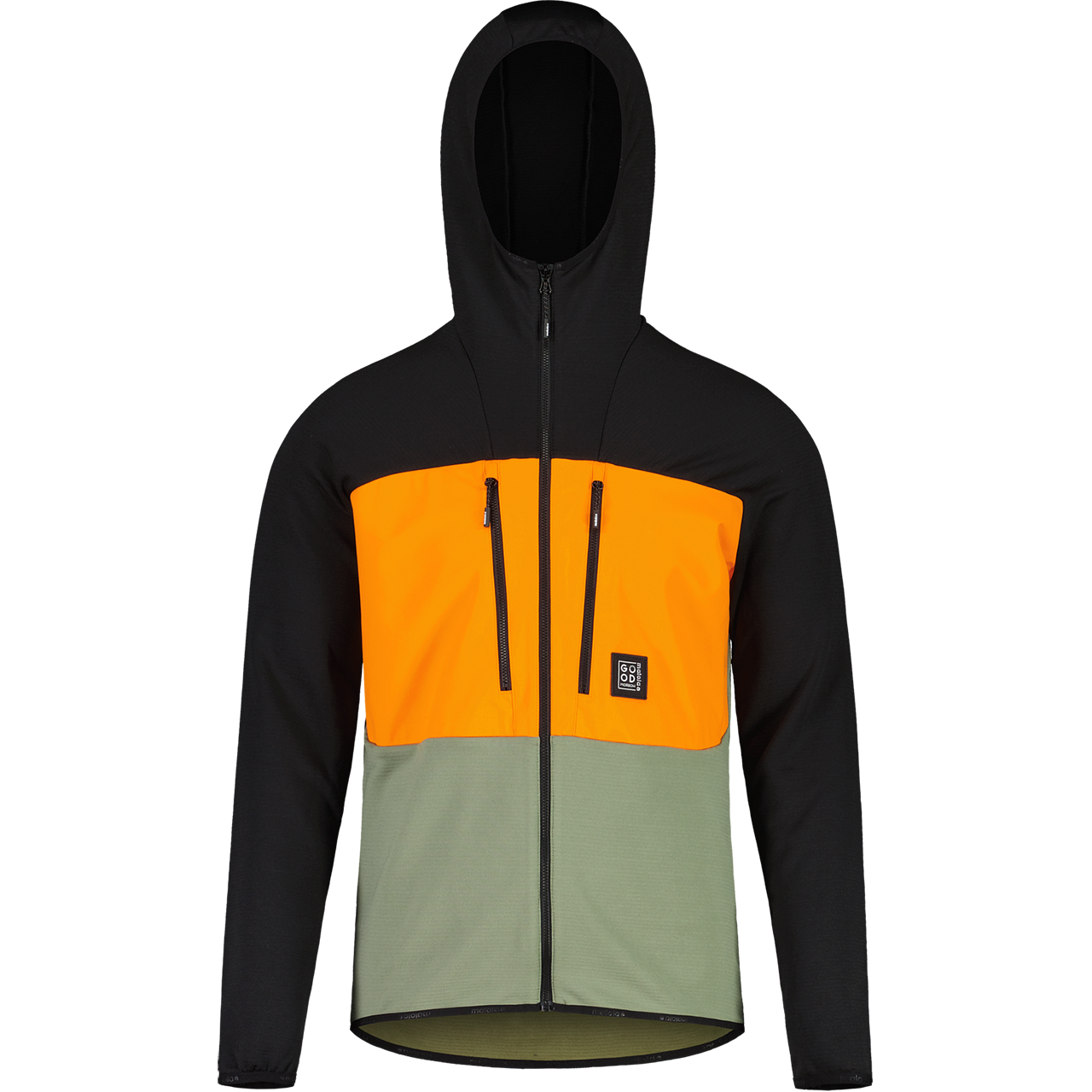 Maloja Herren Fleece Hybridjacke MOOSm deep black multi | Midlayer | Skitourenbekleidung | Herren | XSPO-Fashion