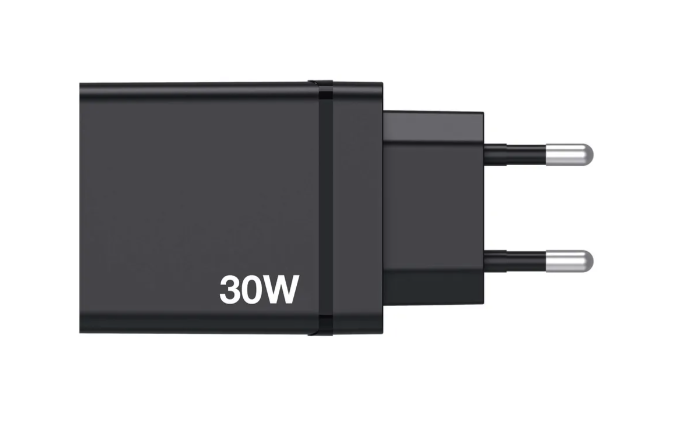 (30W) 3x USB A / 1x USB C Ladegerät Netzteil PD 3.0 QC 3.0 (49700) - Schwarz
