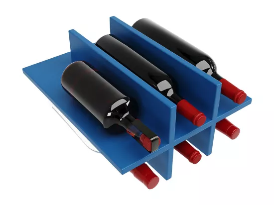 Desserte de cuisine multifonction avec espace de rangement buffet et chariot de service couleur bleu marine