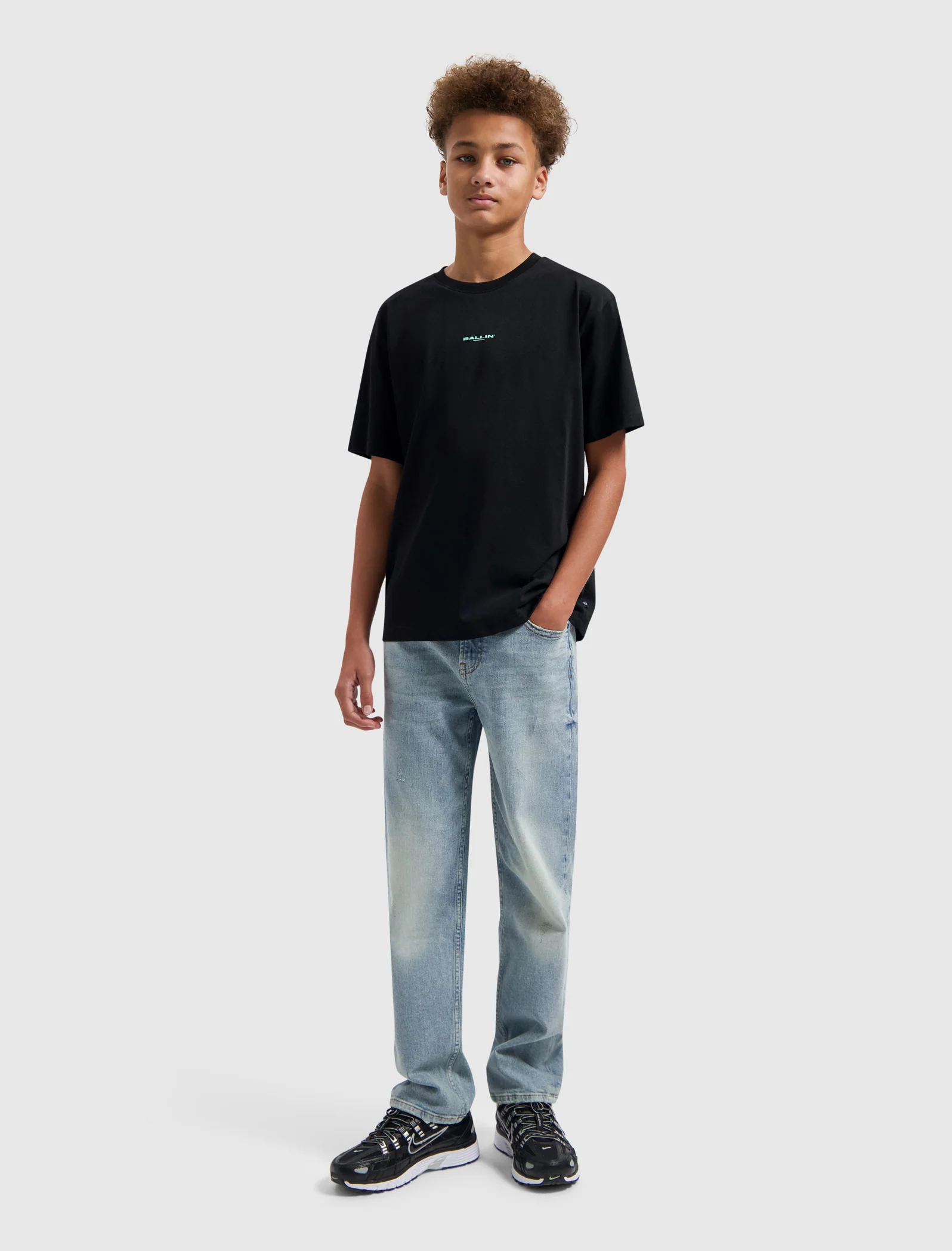 Ballin Amsterdam Paradise House T-Shirt Kids Zwart