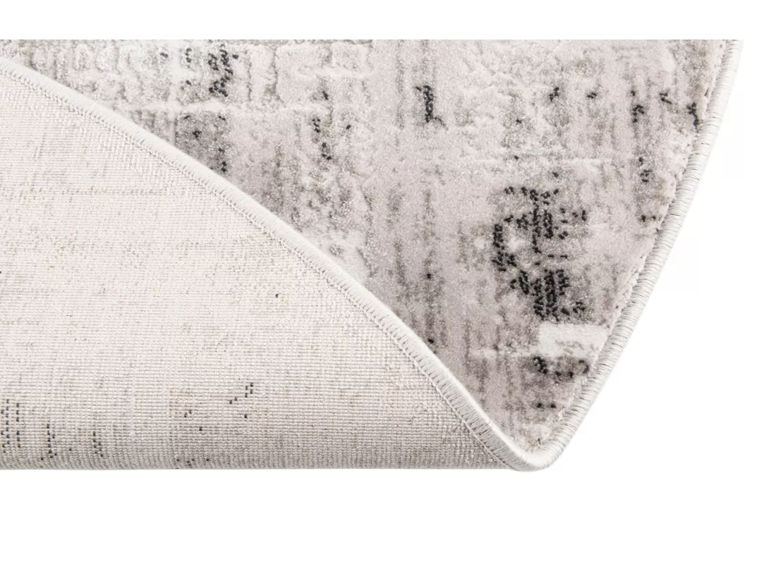 Tapis 160x160 gris Davos Miracle