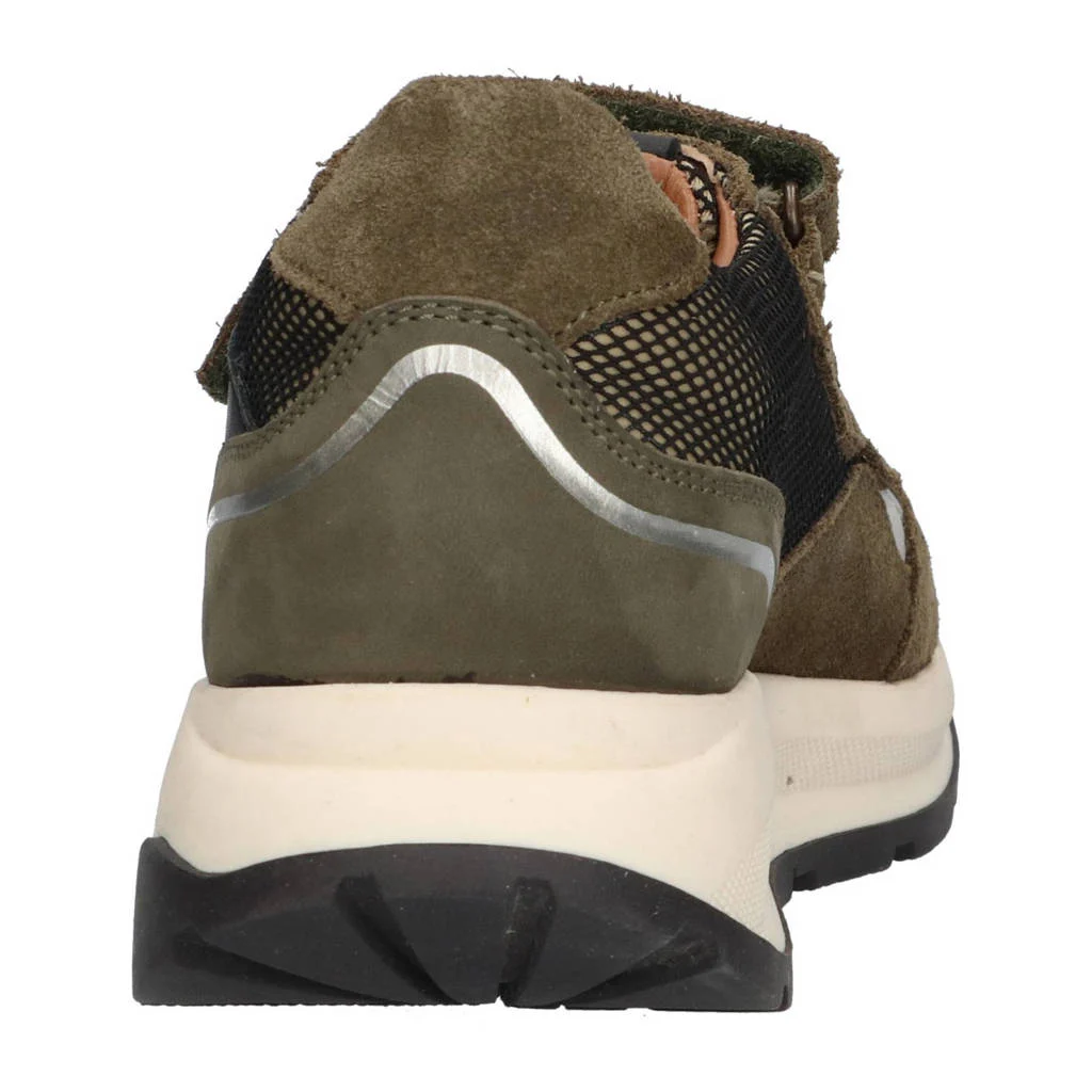 Braqeez Fygo Flashsuède sneakers kakigroen