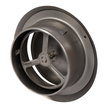 Sanivesk luchtventiel RVS Ø 125 mm