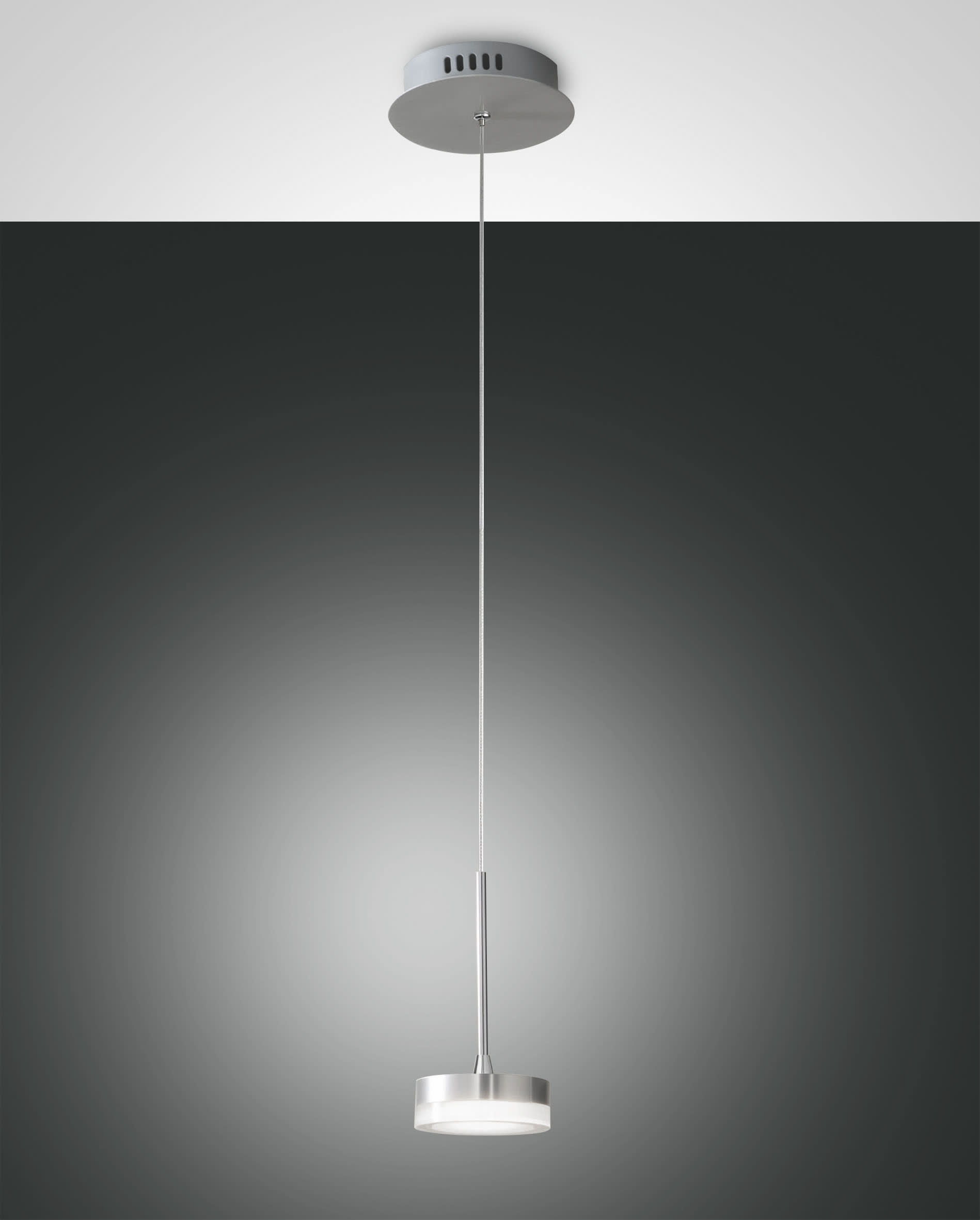 LED-Pendelleuchte Dunk, Aluminium,14 cm