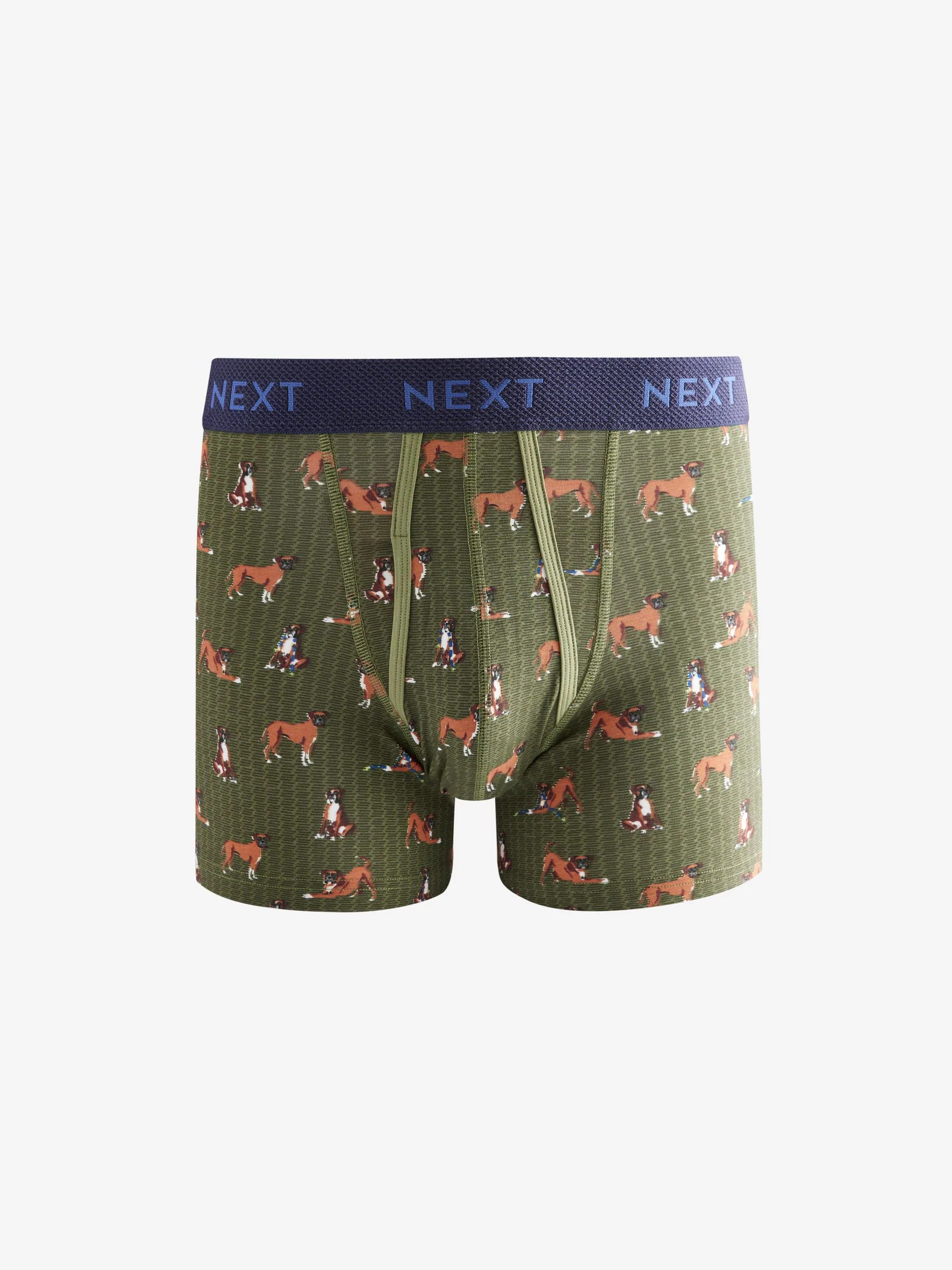 Hondenpatroon - 8 Boxershorts zonder plooi