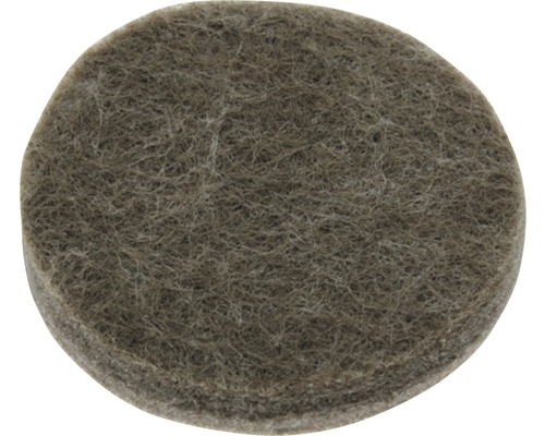 Tarrox viltglijders 17x6 mm rond bruin 20 stuks zelfklevend