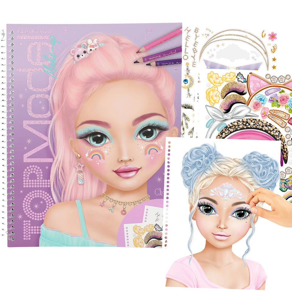 TOPModel make-up kleurboek Christy
