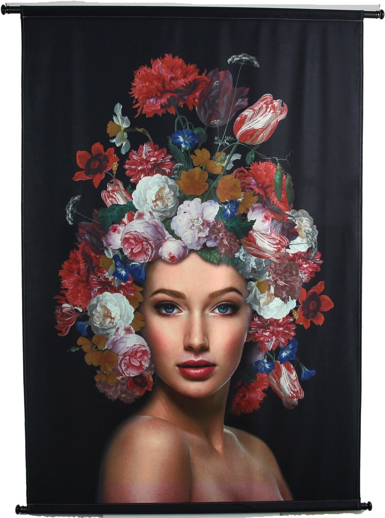 HD Collection wandkleed Dame multi 105 x 136 cm