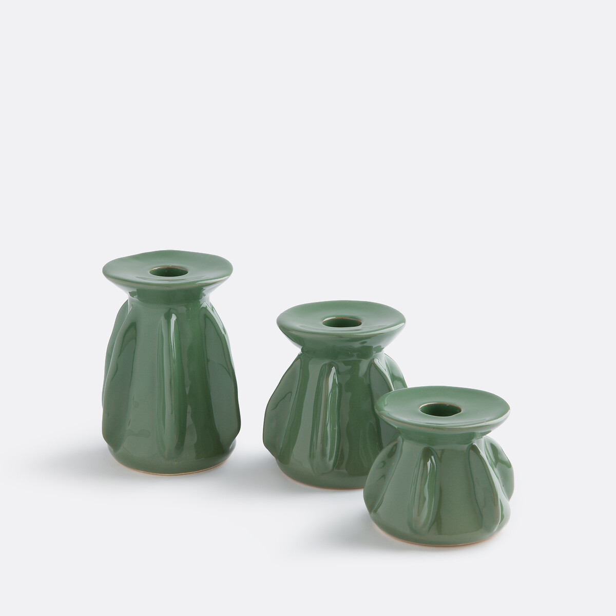 LA REDOUTE INTERIEURS<br>Castiçal de cerâmica H12 cm Ilia