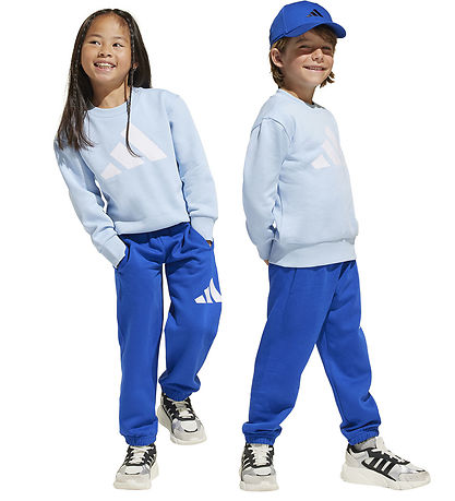 adidas Performance Sweatset - LK BK FL Jog - Globlue/White