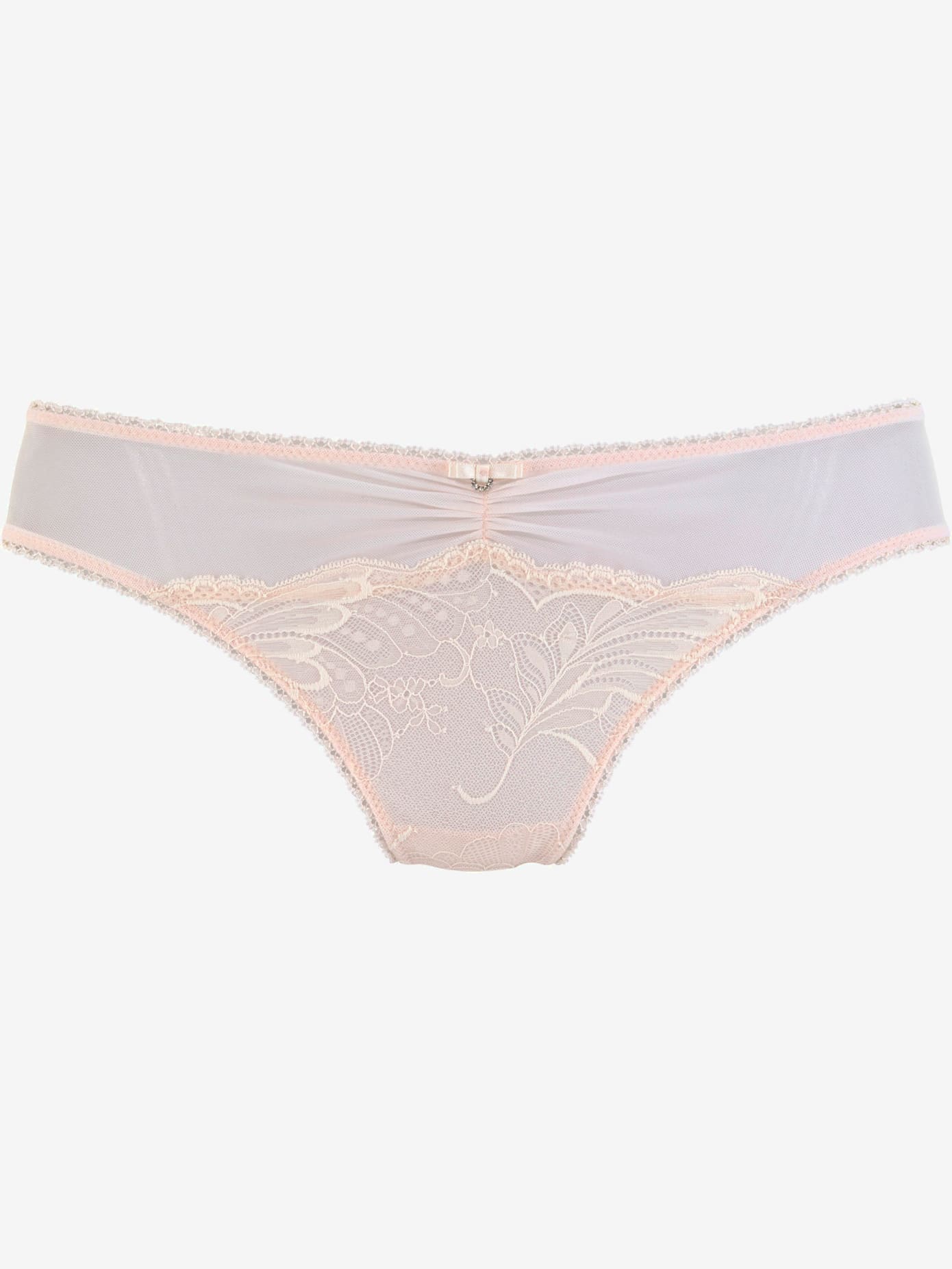 String féminin en dentelle légèrement transparente
