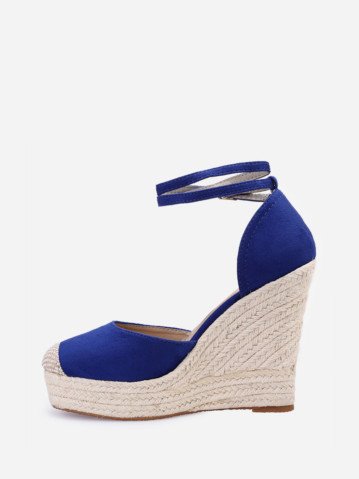 Espadrilles compensées- Bleu