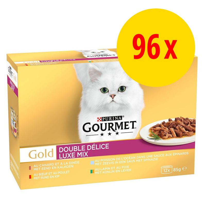 Jumbopack Gourmet Gold Duo Délice 96 x 85 g