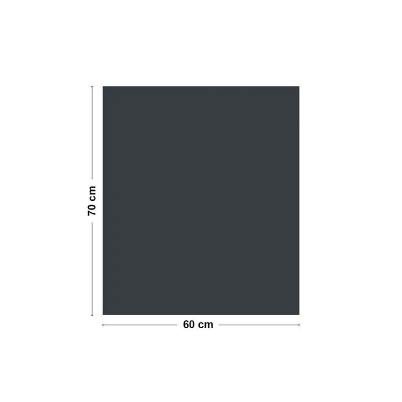 Crédence cuisine Fond de hotte ALU L 60xH 70cm - ARDOISE RAL 7016 99de