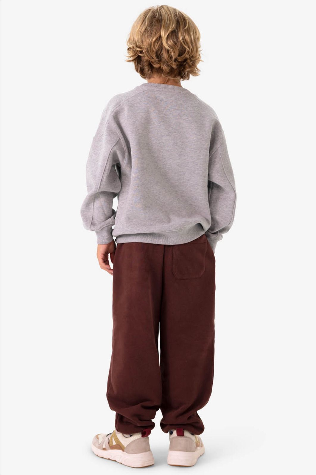 Grijze sweater met artwork