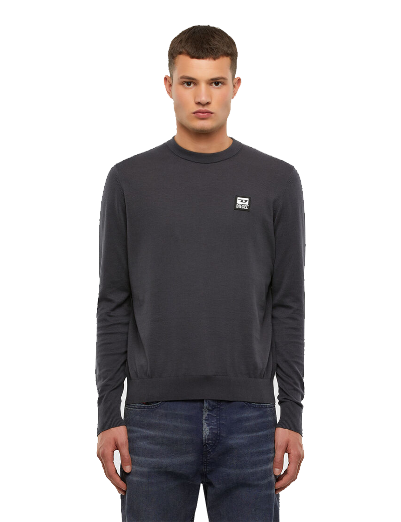 DIESEL PULL EN COTON F-FREEX-B GRIS