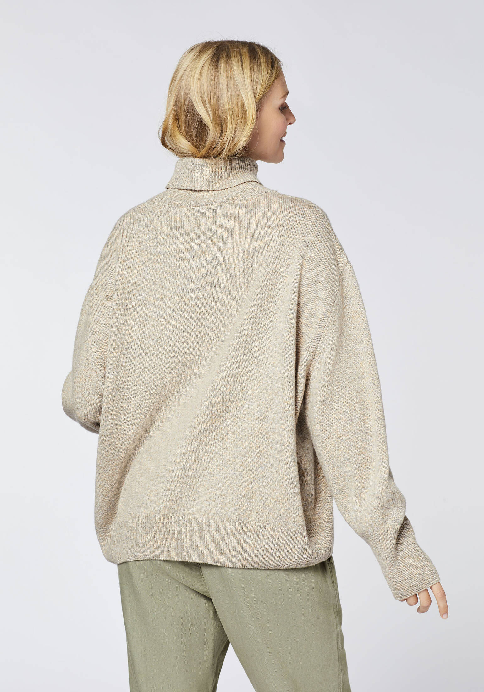 Polo Sylt| Damen Strickpullover mit Rollkragen