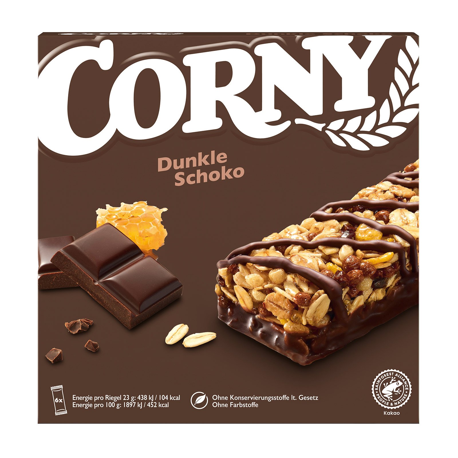 Corny Dunkle Schoko mit Edelkakao