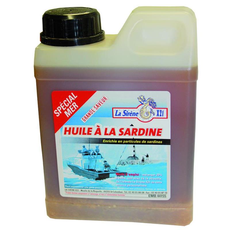 Additif Liquide La Sirène X21 Huile A La Sardine - 5L