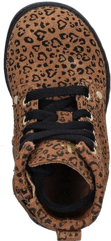 Nelson - Kids - Veterboots - Panter - Suède - Imitatieleer