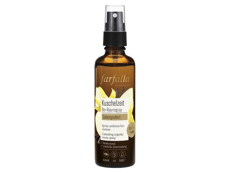 Farfalla Raumspray Geborgenheit Kuschelzeit 75 ml Samtweicher, lieblicher Raumspray mit süssem Vanilleduft