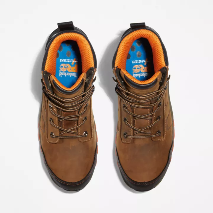 6-inch Boot de travail à embout de sécurité en composites Timberland PRO Hypercharge pour homme en marron