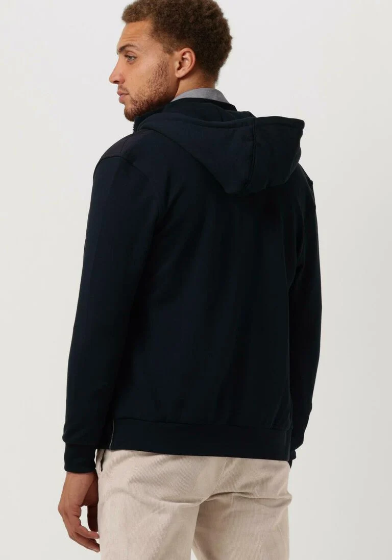 PROFUOMO blauwe profuomo jack sweater jacket