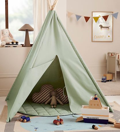 Kids Concept Legetelt - Tipi - Lyse Grøn