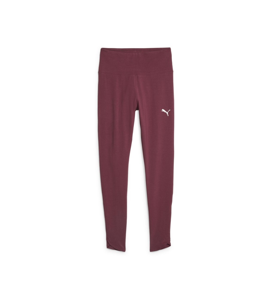Leggings Puma de cintura alta cor vinho