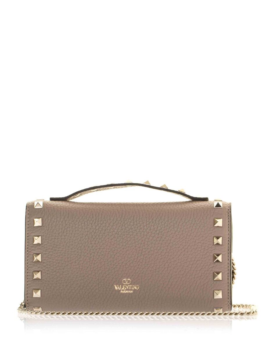 Valentino Garavani Rockstud Grainy Wallet