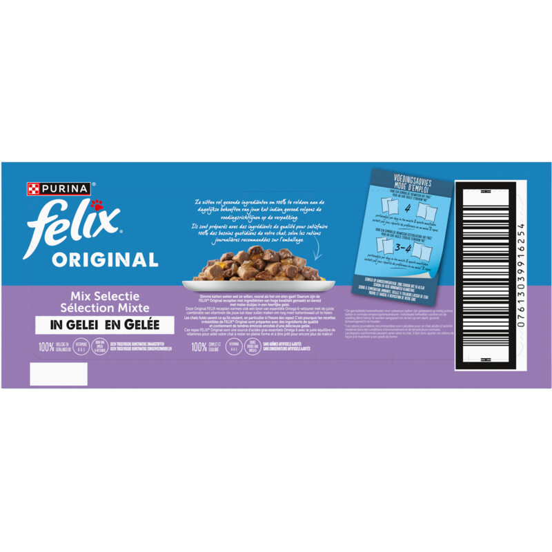 Felix Original mix selection in gelei