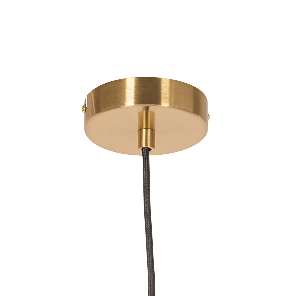 Smart hanglamp goud met opaal glas incl. Wifi P45  - Flore