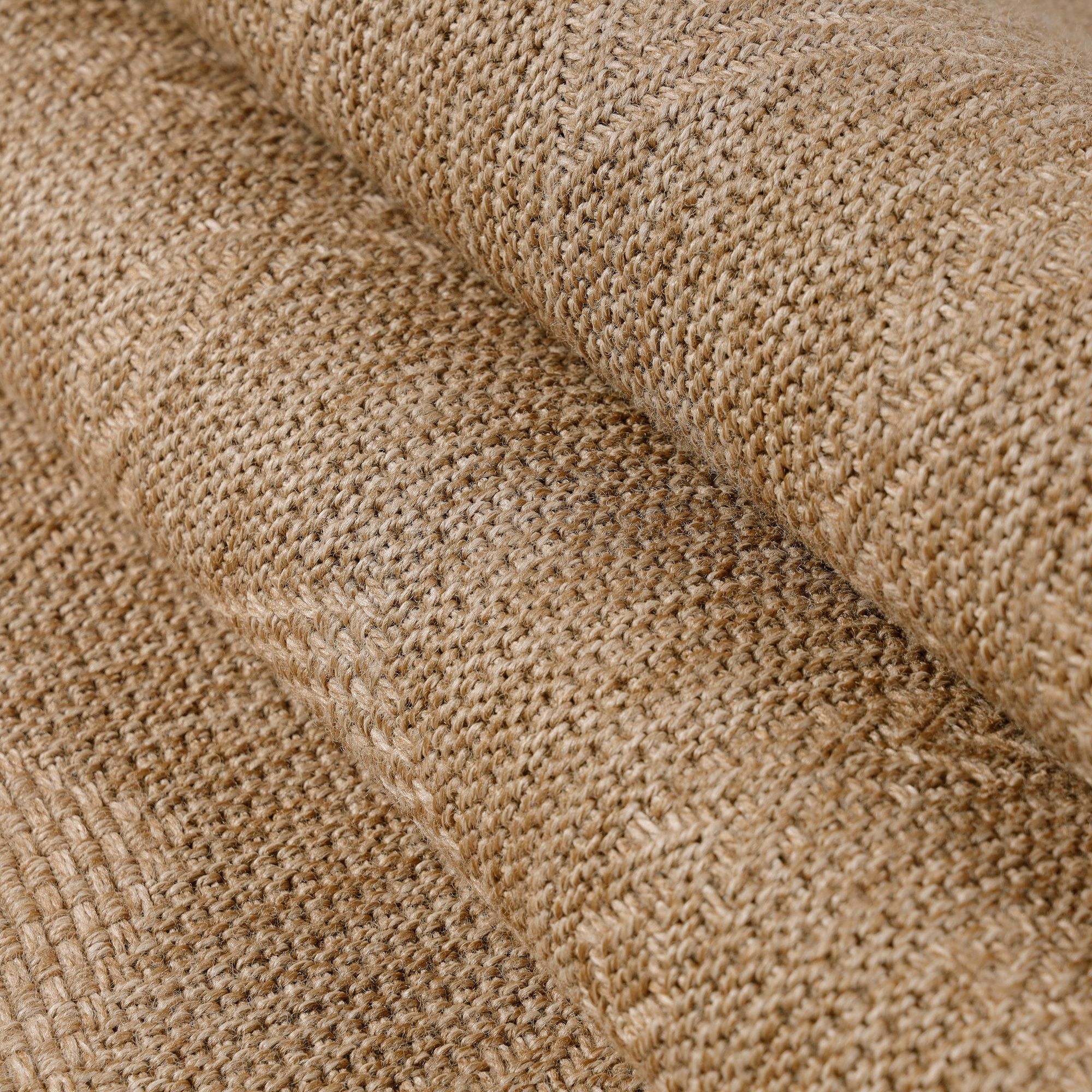 In & Outdoor Teppich Wetterfest Läufer Beige - Balkon Teppich Wasserfest