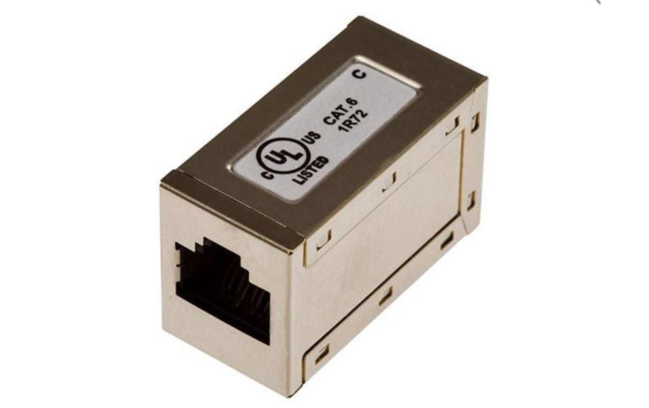 Kupplung RJ45, Cat.6, geschirmt, 1 StückZum Kuppeln von RJ45-Steckern