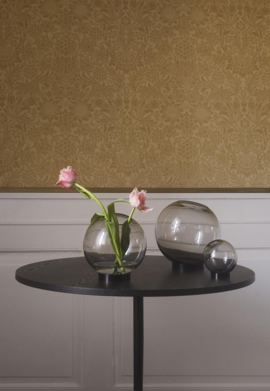 AYTM Globe vaas 17 amber/goud