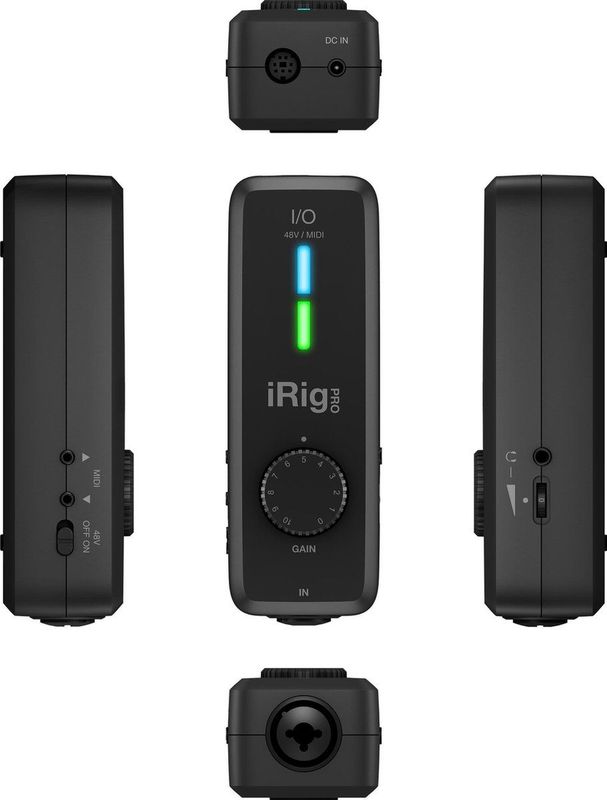 iRig Pro I/O - Audio- en MIDI-Interface - Compact - 24-Bit/96kHz