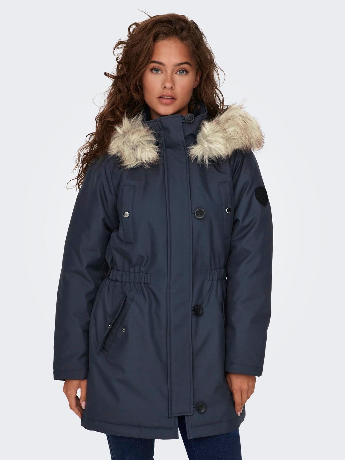 ONLIRIS Langer Parka India Ink