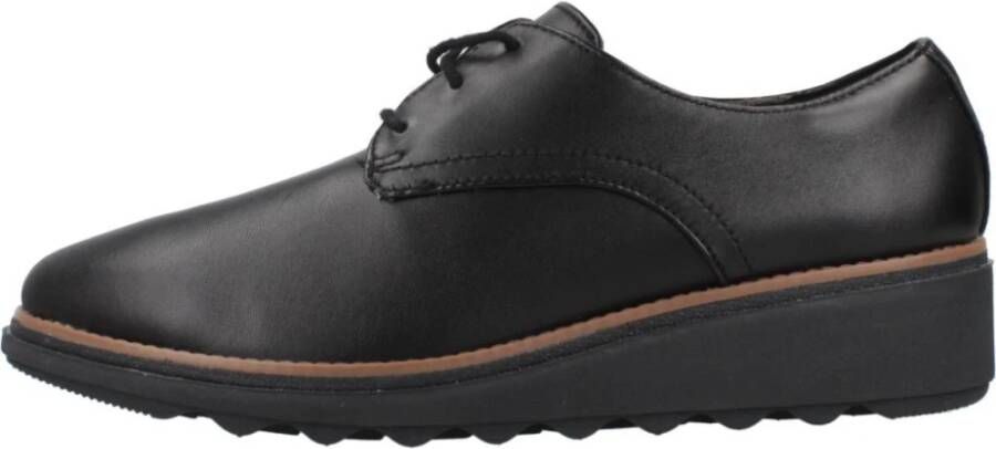 Clarks Zwarte Sneakers Sharon RAE Black