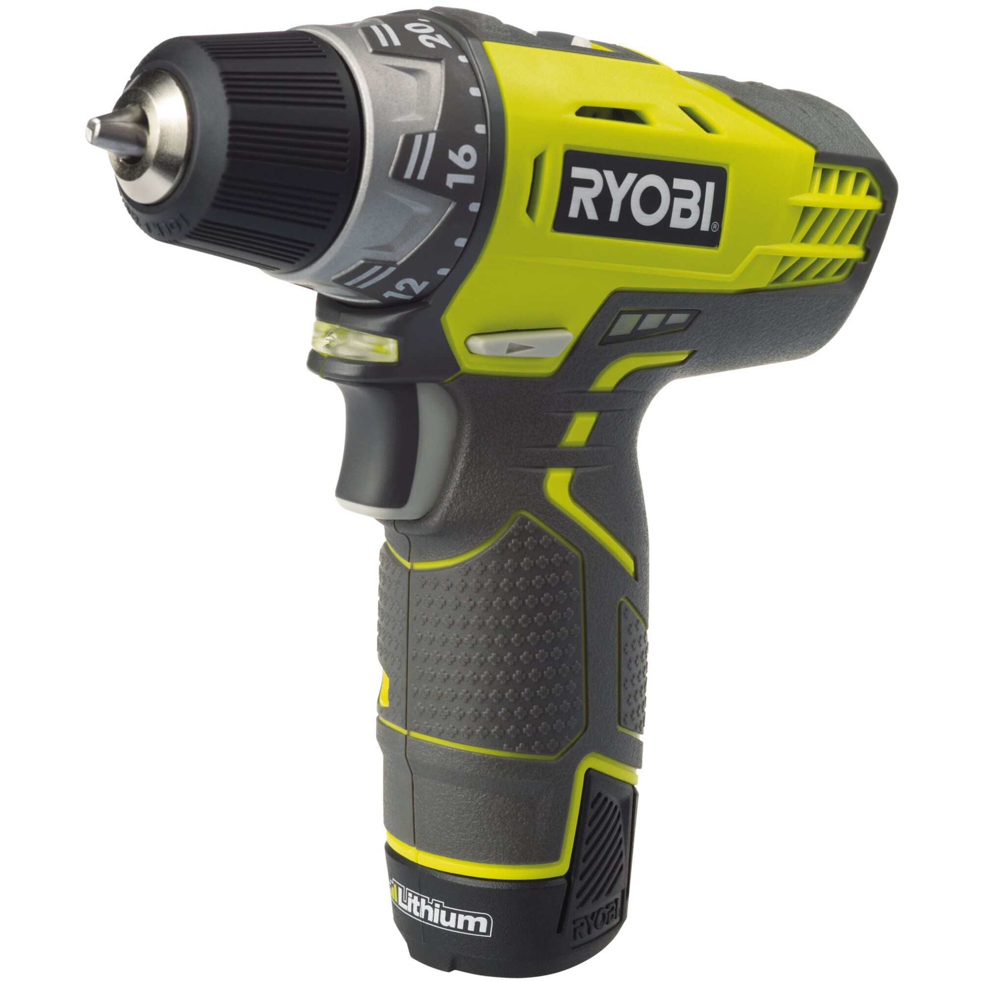 Ryobi Bohrschrauber Akku-Kompaktschrauber R12DD-220S, 12Volt