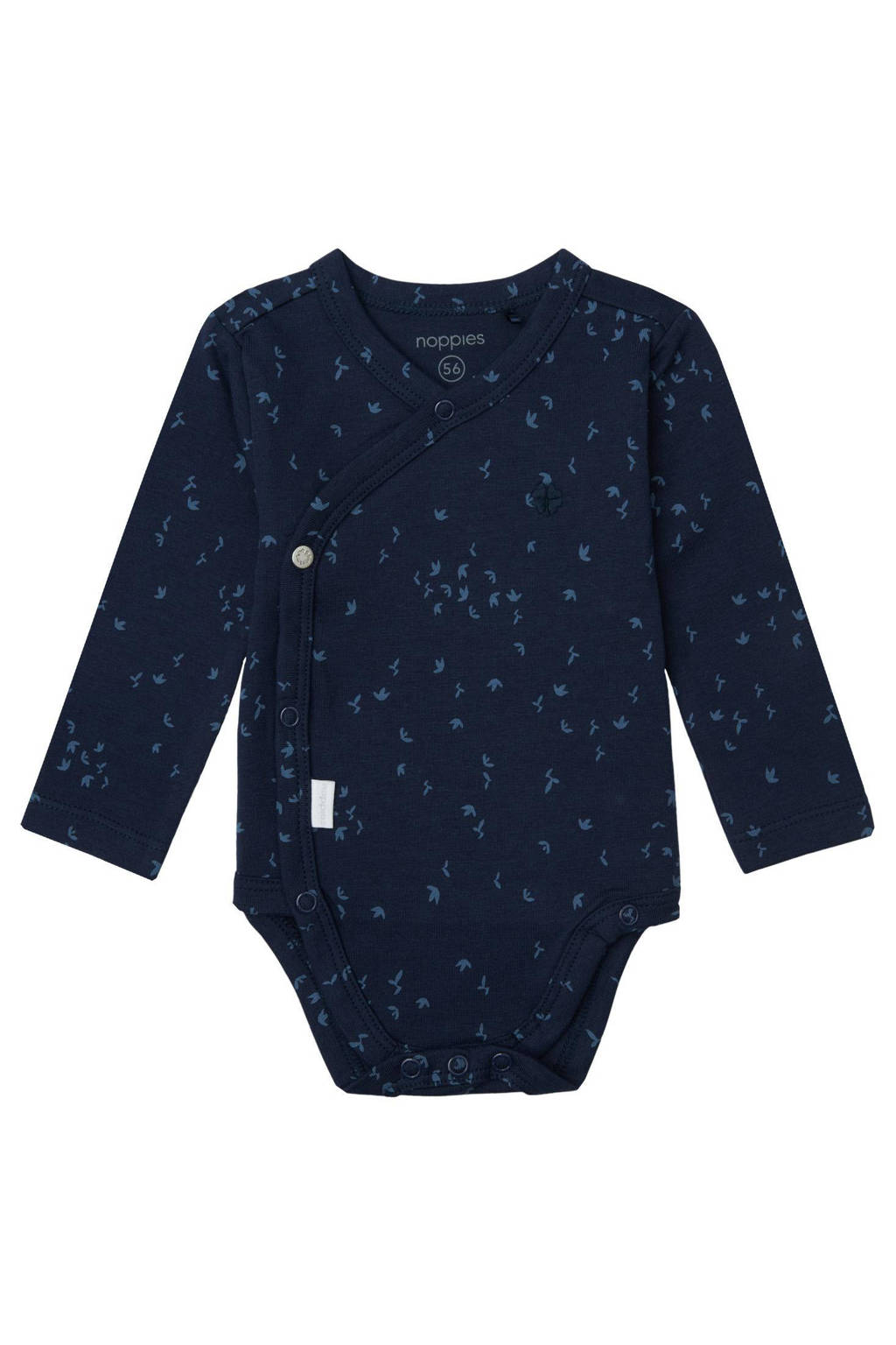 Noppies newborn romper Norsik van katoen