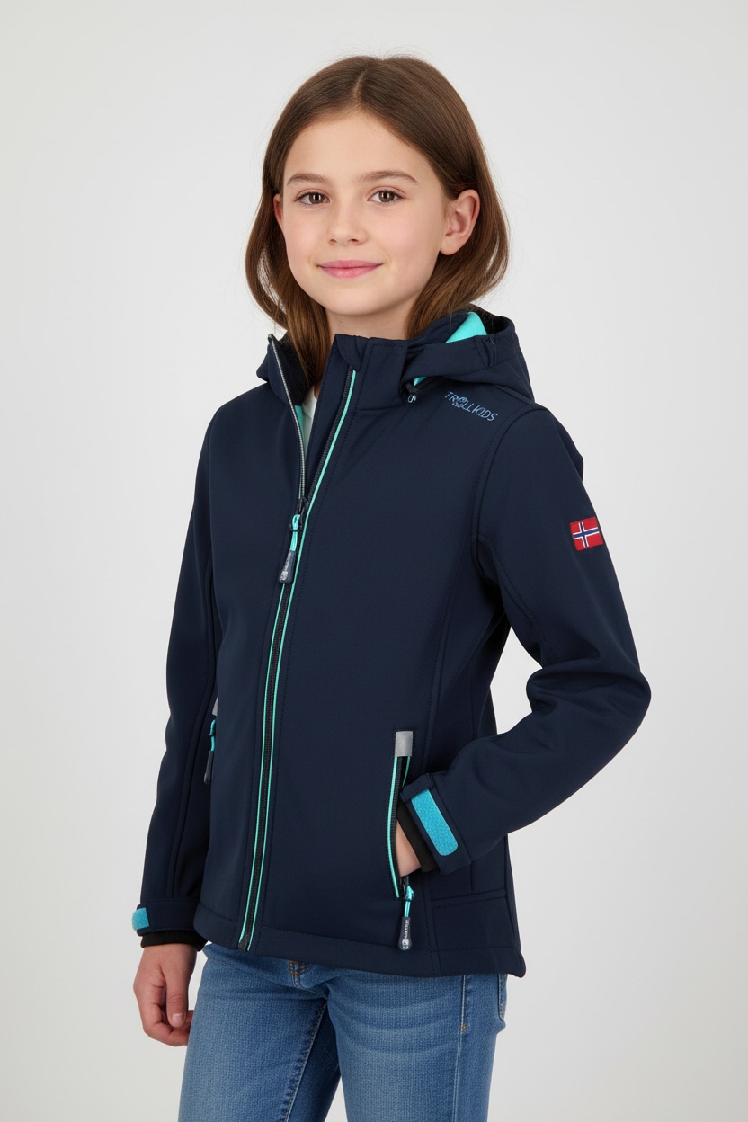 TROLLKIDS Softshelljacke »GIRLS TROLLFJORD JACKET« 1 Stk. tlg.