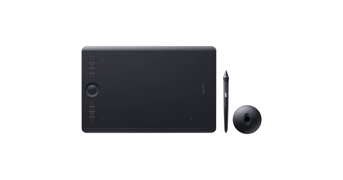 WacomIntuos Pro M tekentablet  (Zwart, USB, Bluetooth)